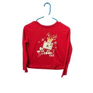 *LAST DAY - CLEARANCE ITEM - BUNDLE ONLY* “Good List” Christmas LS - L (10-12)